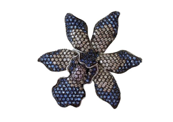 orchid sapphire ring front